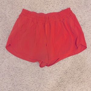 Lululemon track short red 5”